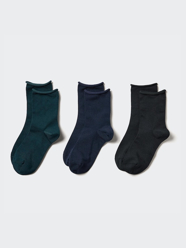 ソックス/トップロール/シルクブレンド