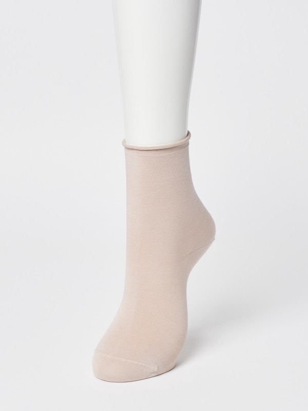 ソックス/トップロール/シルクブレンド