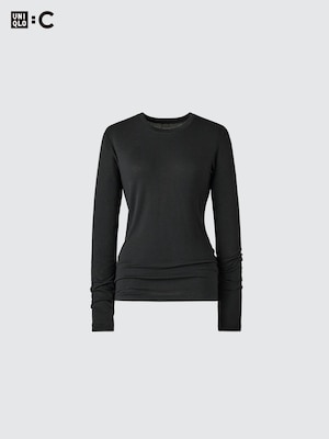 Heattech Extra Warm Cashmere Blend Crew Neck T-Shirt
