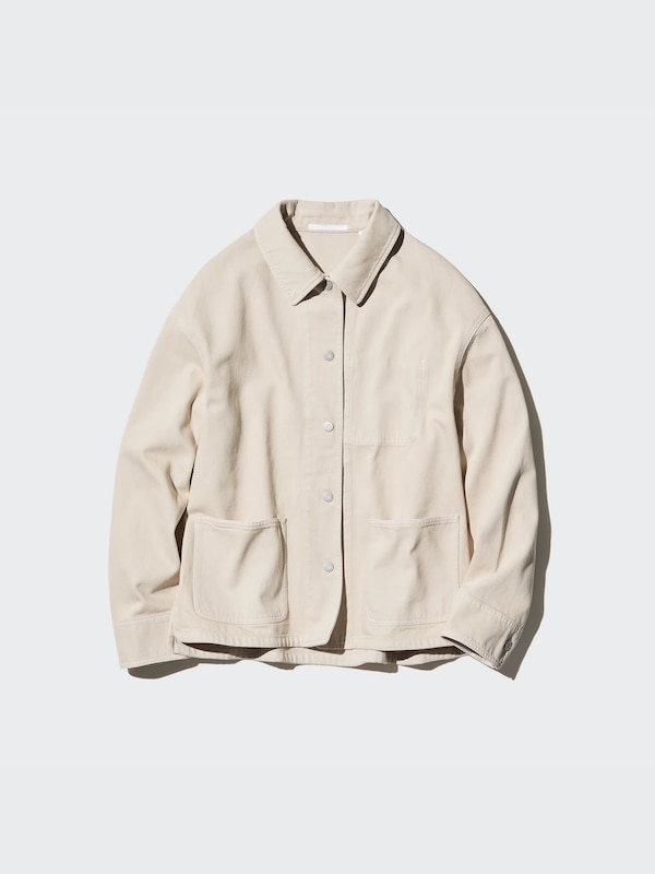 Áo Khoác Vải Denim Dáng Relax