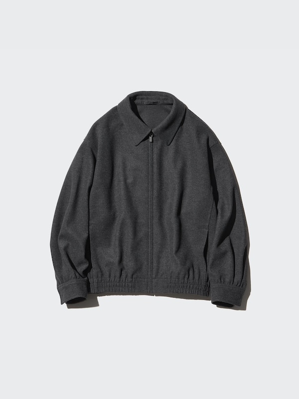 Brushed Jersey Oversized Blouson