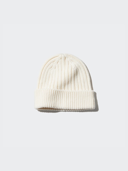 HEATTECH RIBBED BEANIE UNIQLO SG