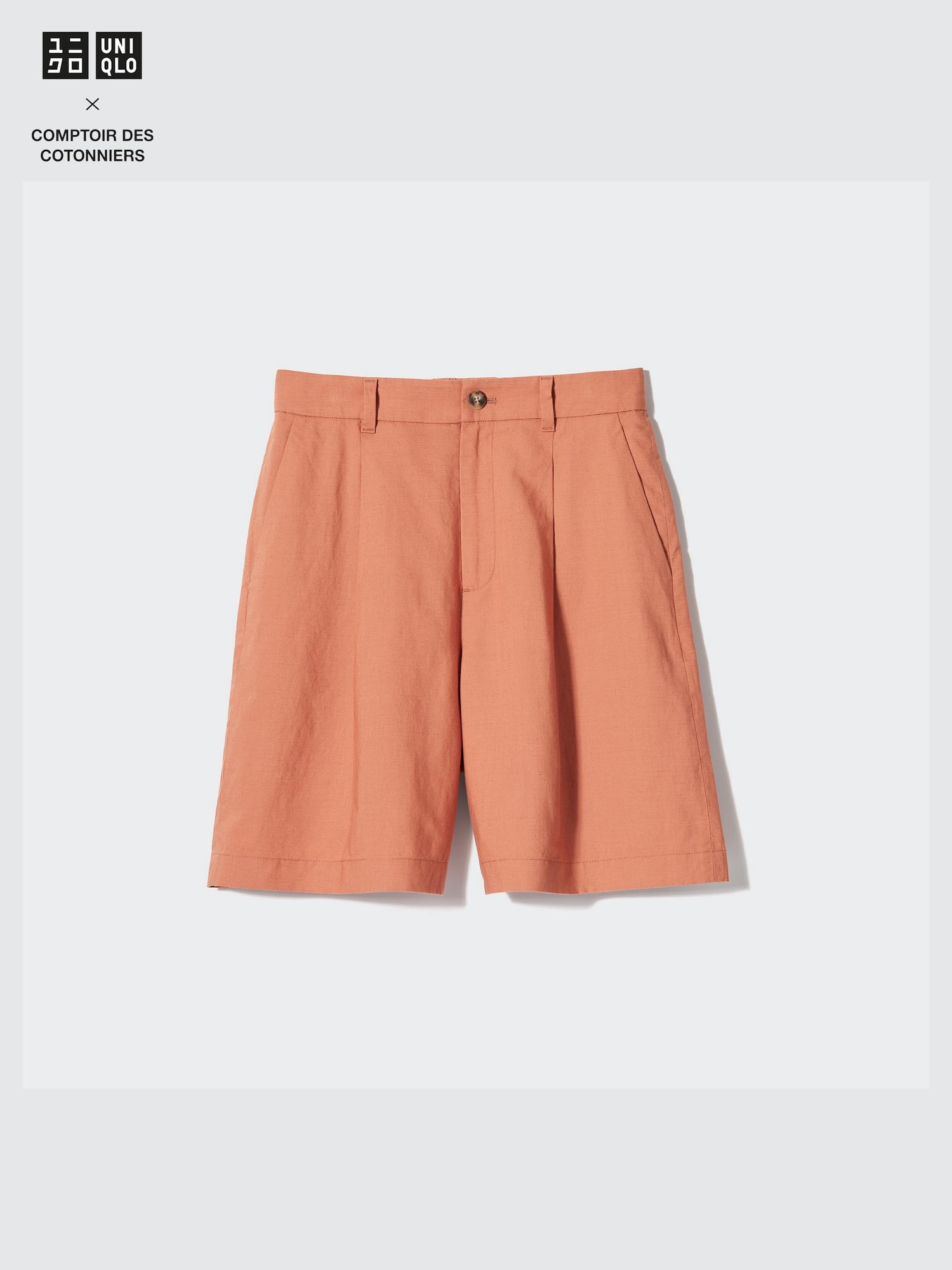 Linen shorts uniqlo best sale