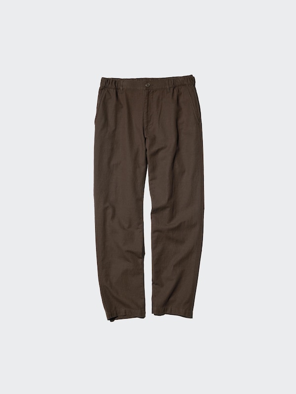 Linen Blend Relax Pants
