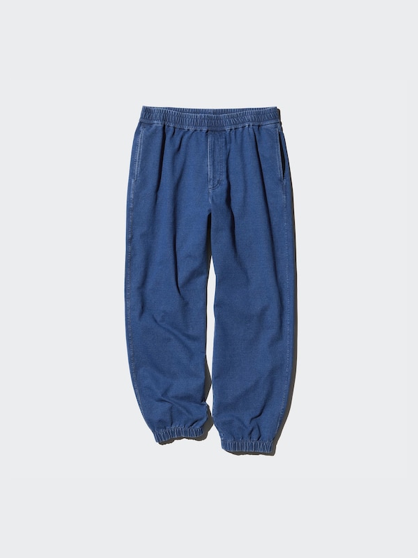 Quần Jogger Vải Jersey Túi Hộp | Indigo