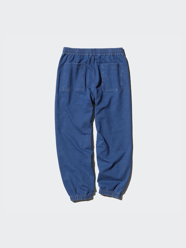 Quần Jogger Vải Jersey Túi Hộp | Indigo