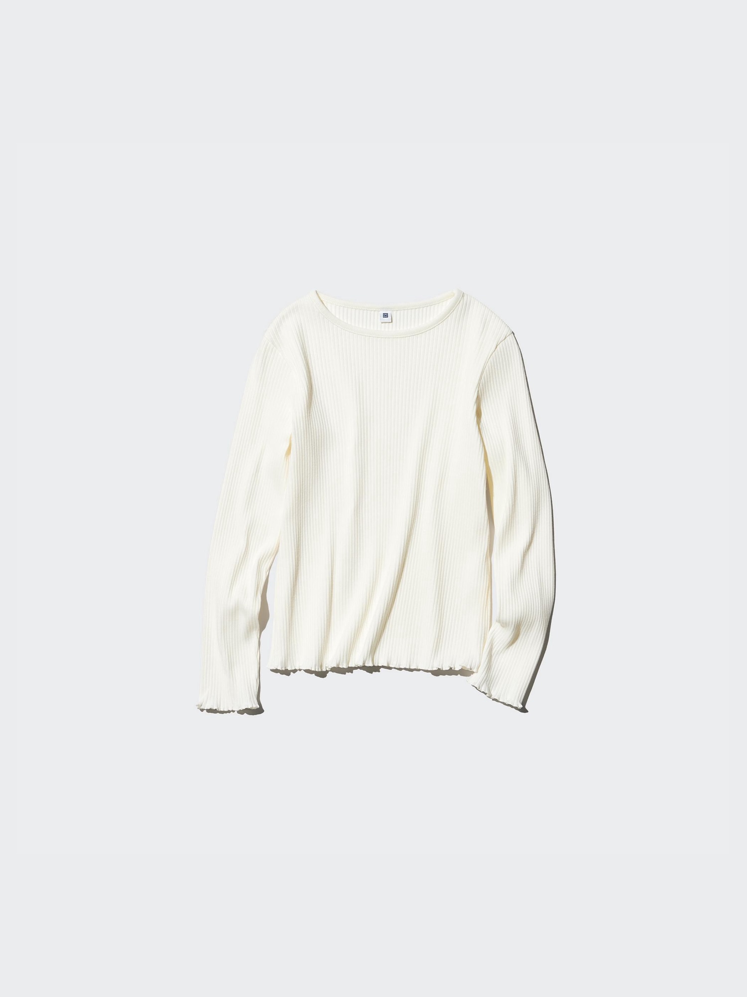 ユニクロ公式 | GIRLS リブメロウTシャツ