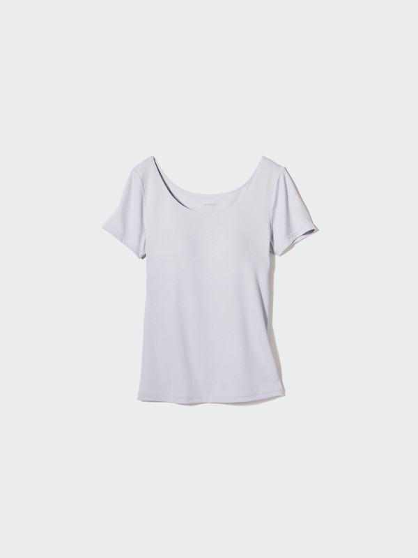 エアリズムシルクブレンドリブブラTシャツ