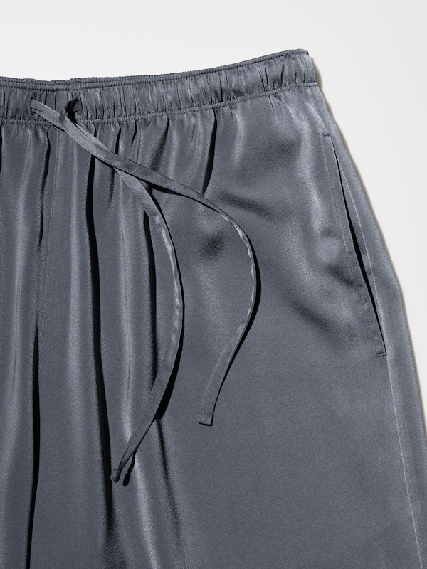 Piyama Satin Lengan Pendek (Celana Panjang)