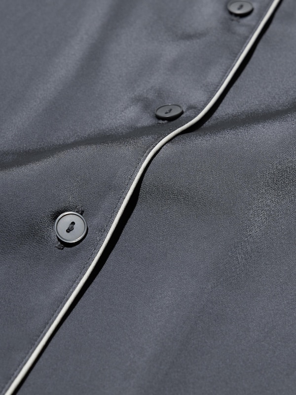 Piyama Satin Lengan Pendek (Celana Panjang)