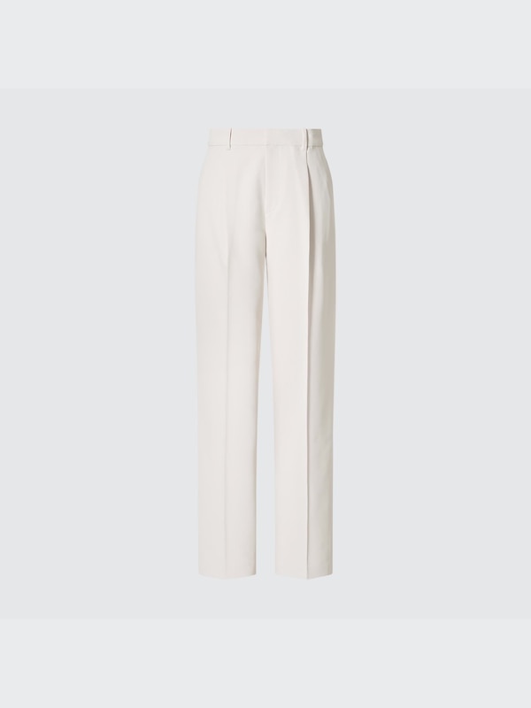 感動タックパンツ/丈長め