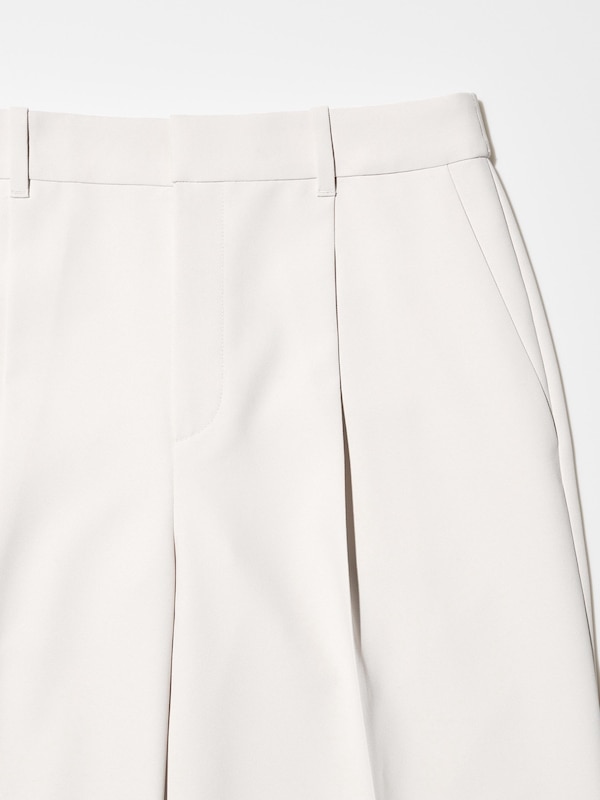 感動タックパンツ/丈長め