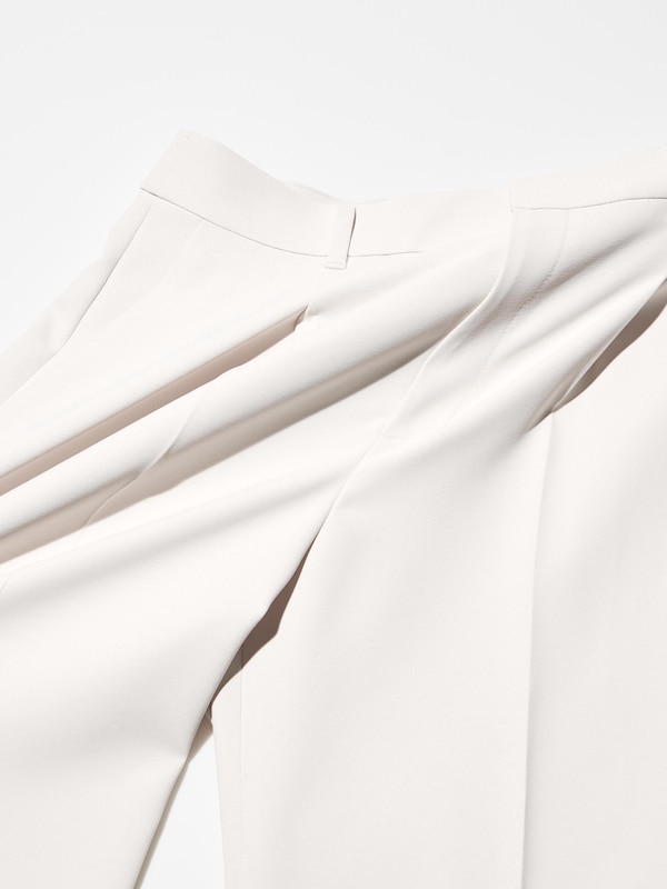 感動タックパンツ/丈長め