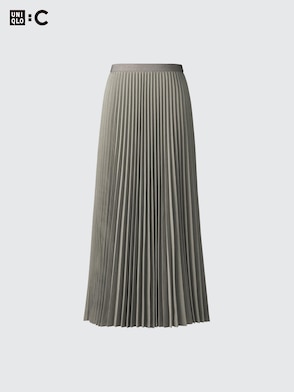 Pleated Long Skirt