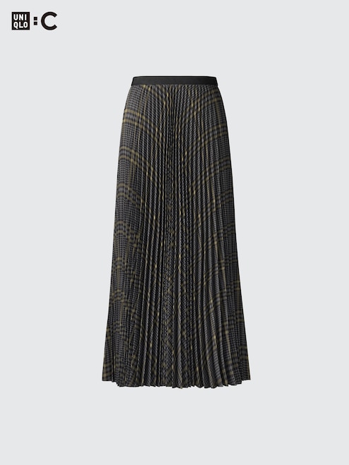 WOMEN'S PLEATED LONG SKIRT UNIQLO SG