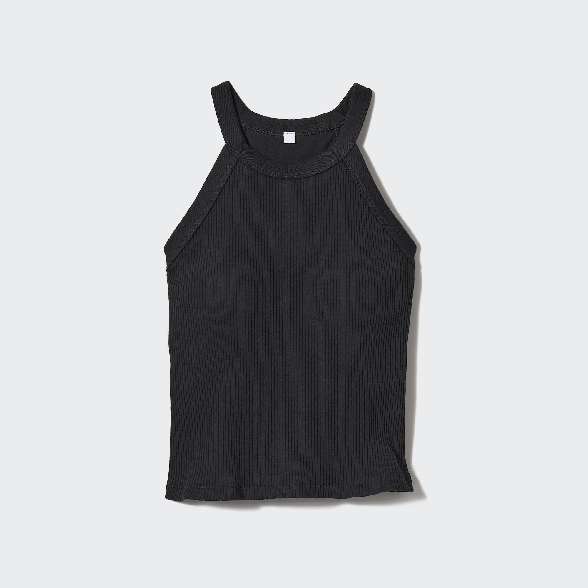 Uniqlo Halter Neck Bra Top black women