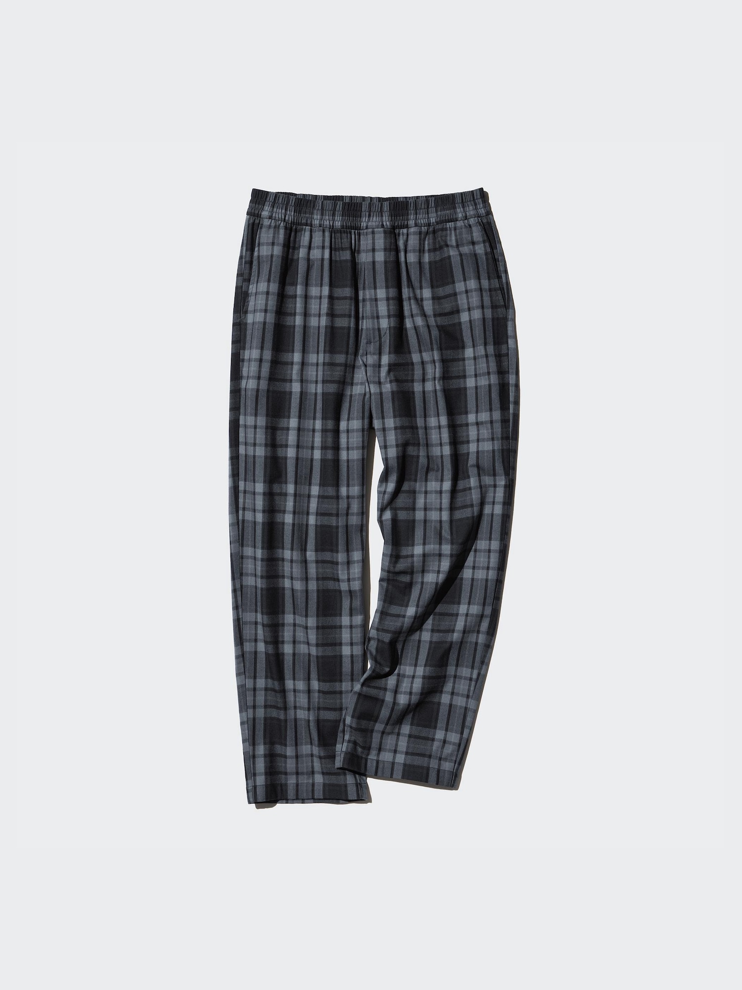 MEN S FLANNEL EASY ANKLE PANTS CHECKED UNIQLO VN