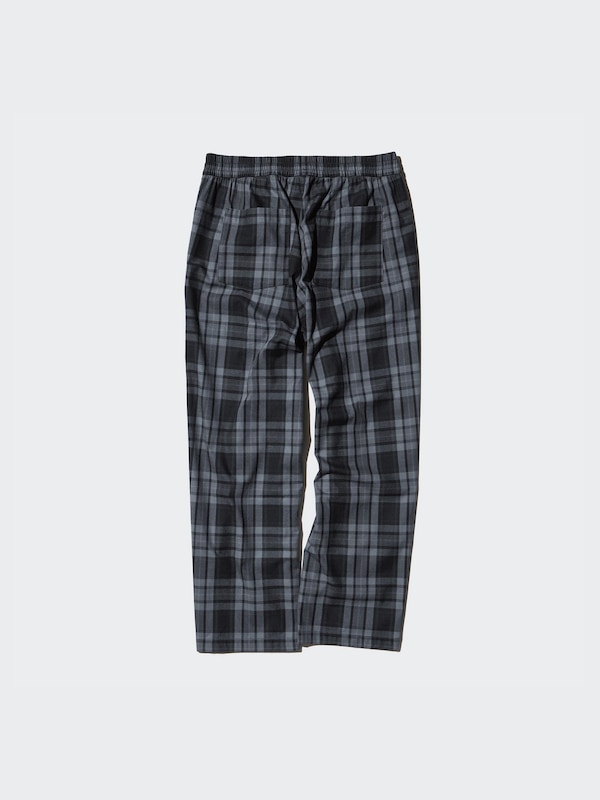 Celana Flannel Ankle Rileks | Kotak