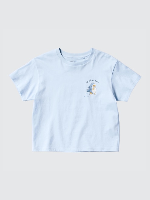 Toddler Girls Short Sleeve Cat Print T-Shirt - 100% Cotton, Crewneck, Casual Summer Top For Ages 2T-5T