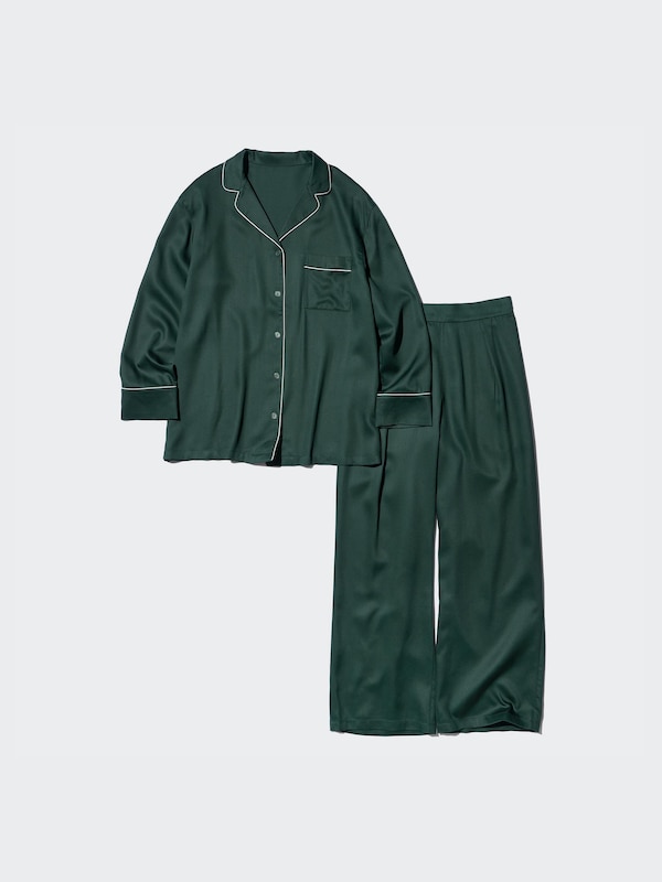 Satin Pajamas Long Sleeve