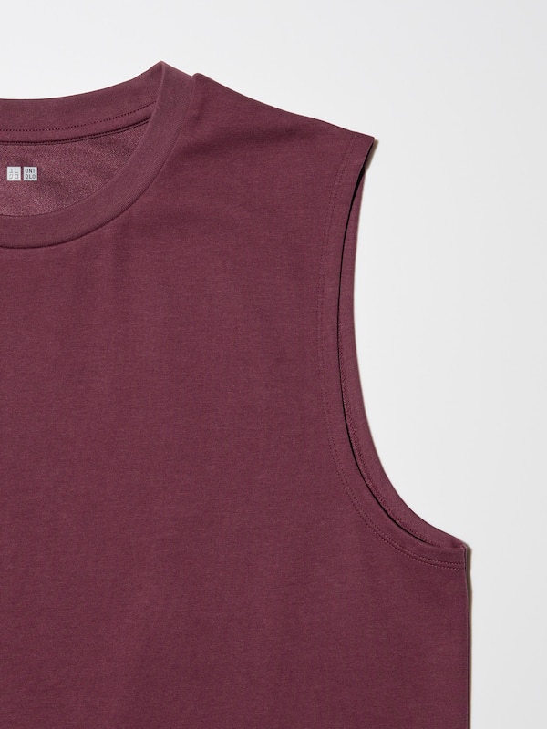 AIRism Katun T-Shirt | Tanpa Lengan