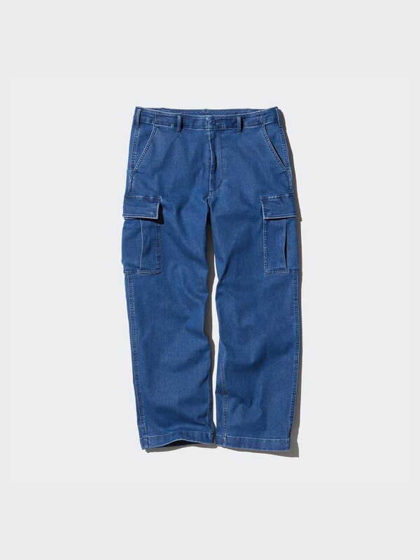 Celana Kargo Denim Fit Lebar