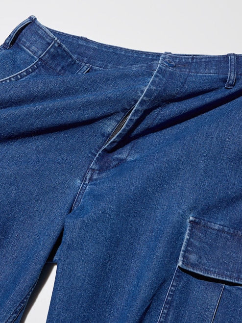 WIDE FIT DENIM CARGO PANTS | UNIQLO PH