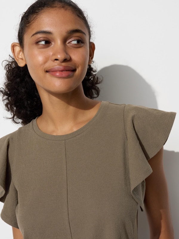 Ruffle Sleeveless Dress