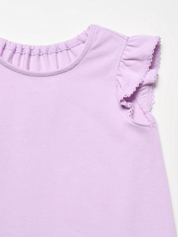 T-Shirt Dry Kerah Bulat | Lengan Pendek Frill