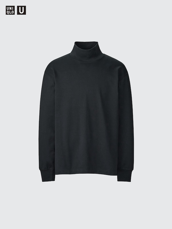ブラッシュドモックネックTシャツ