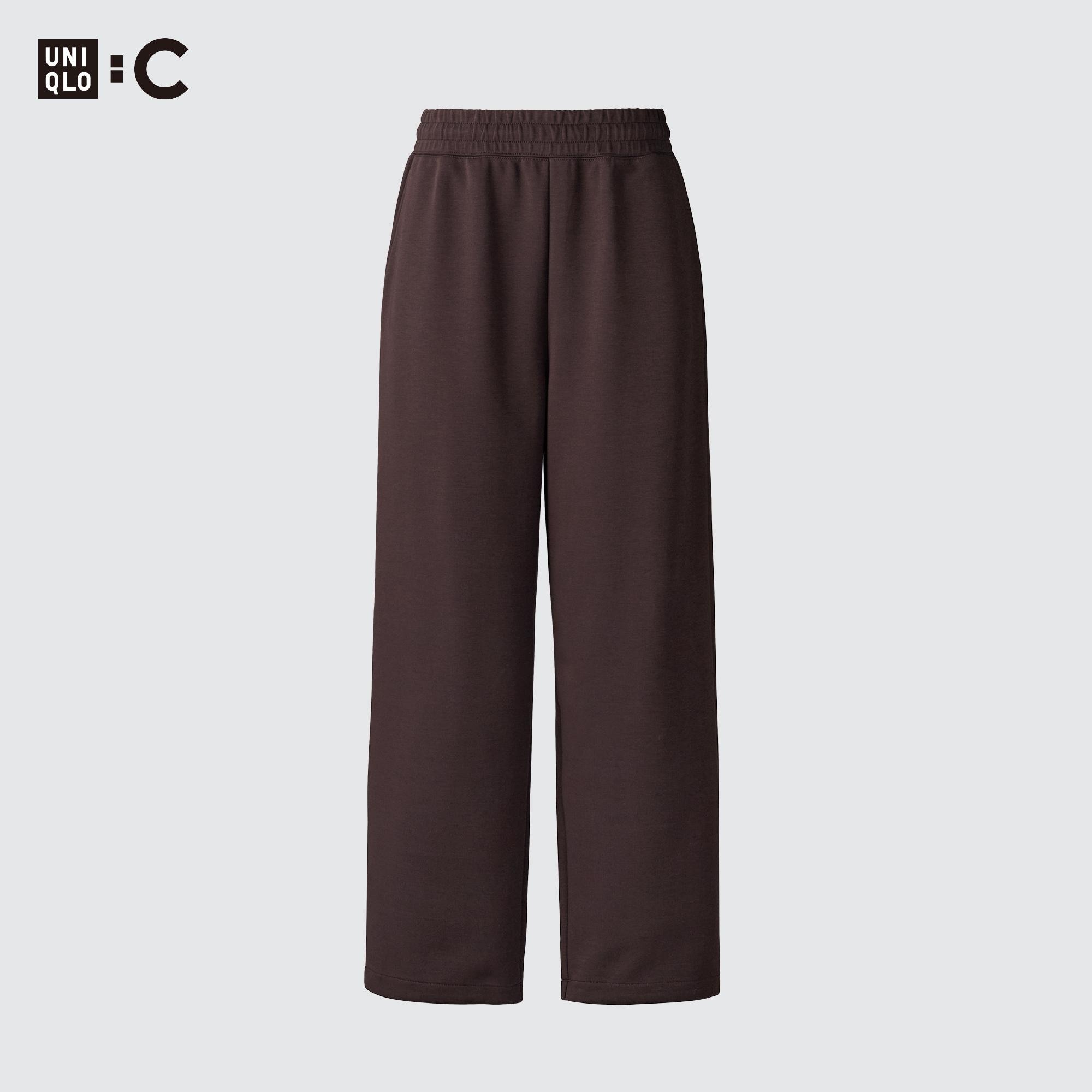 ユニクロC ダークブラウン 感動タックパンツ 新品・未使用】UNIQLO C 感動ジャケット&感動タックパンツ