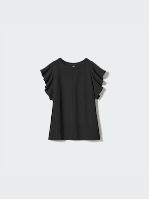 Ruffle Sleeve T-Shirt