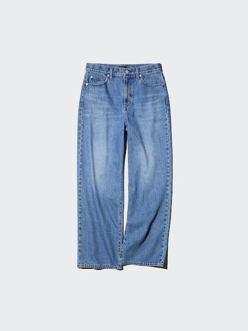 WOMEN'S WIDE STRAIGHT JEANS UNIQLO SG