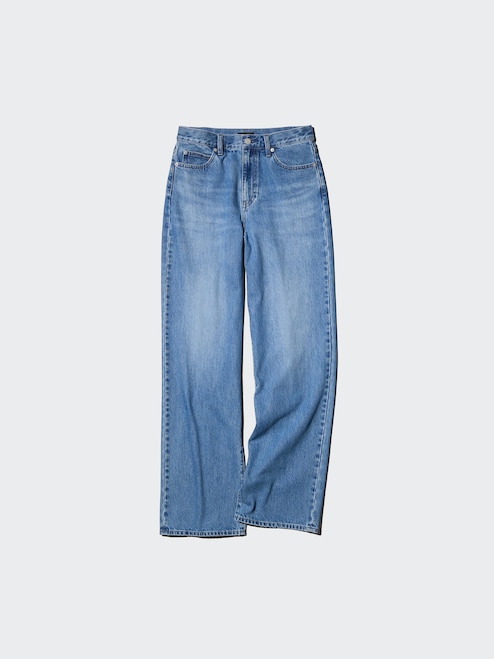 WOMEN'S WIDE STRAIGHT JEANS (LONGER LENGTH) UNIQLO SG