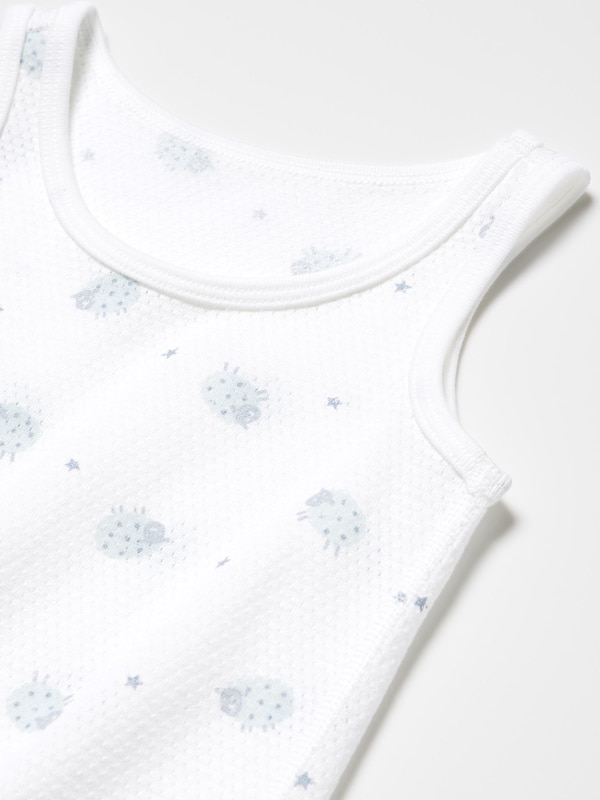 Áo Ba Lỗ Vải Cotton Mắt Lưới | 2 Chiếc