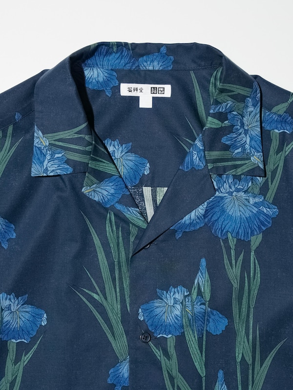 Kemeja Kerah Terbuka Lengan Pendek