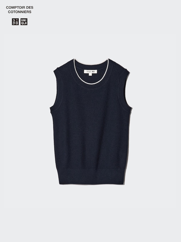 Sweater Katun Campuran | Tanpa Lengan