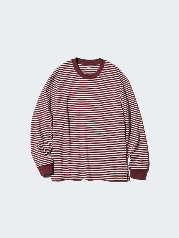 エアリズムコットンボーダーTシャツ