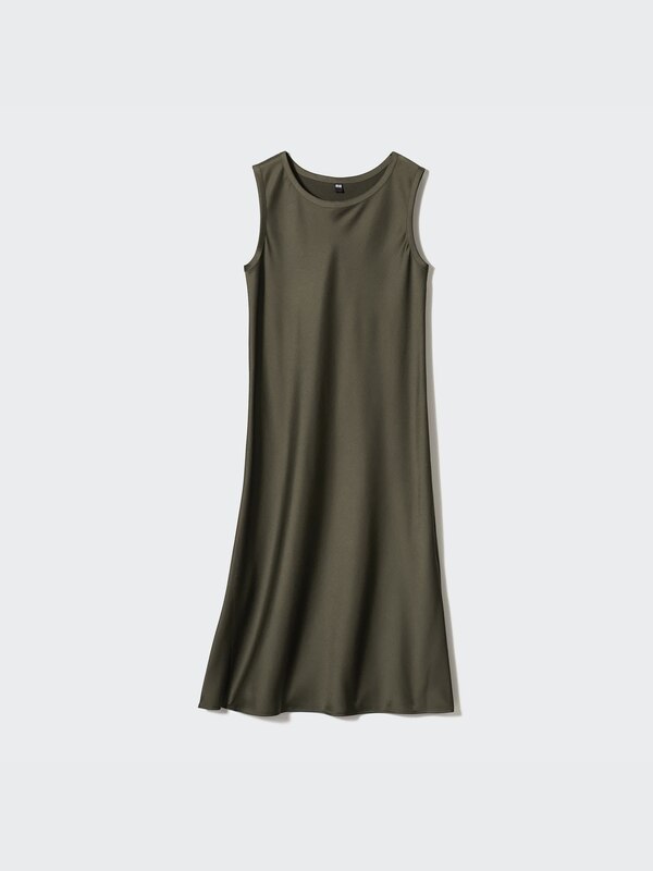 Đầm Vải Satin | Không Tay