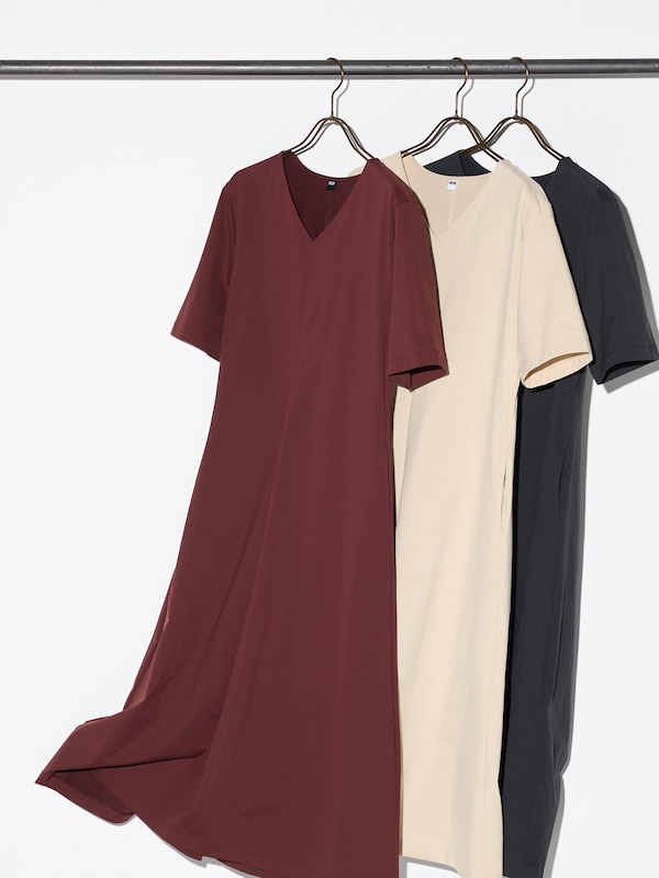 ウルトラストレッチエアリズムワンピース/丈短め