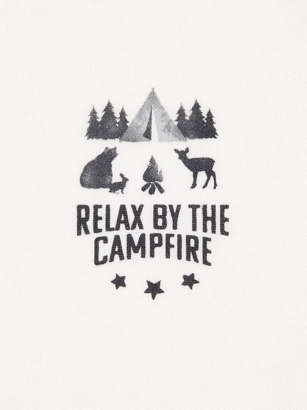 AIRism Katun T-Shirt Grafis Kerah Bulat | Raglan