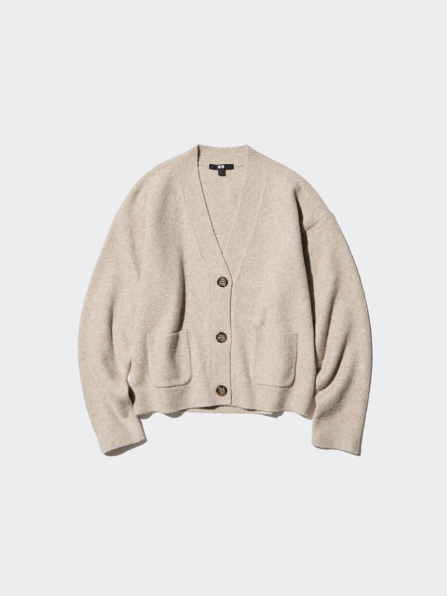 Women's Light Souffle Yarn V Neck Short Cardigan | UNIQLO SG