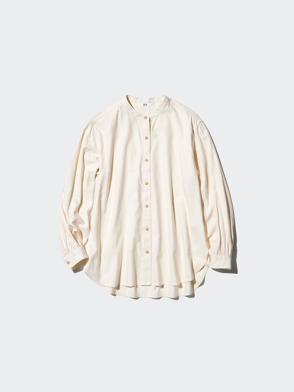 Tunik Brushed Lembut Lengan Panjang