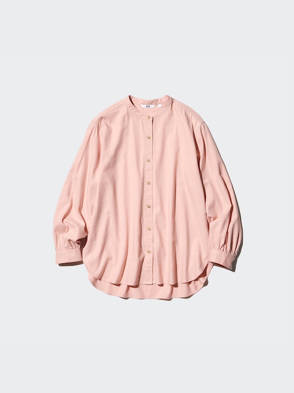 Tunik Brushed Lembut Lengan Panjang