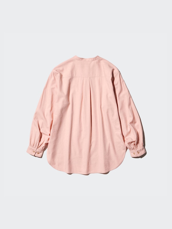 Tunik Brushed Lembut Lengan Panjang