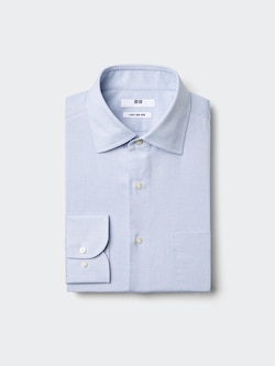 슈퍼논아이론셔츠(긴팔·세미와이드칼라)체크