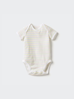 BN코튼메쉬이너바디수트(반팔)무지/보더