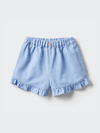 デニムイージーショートパンツ