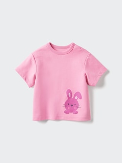 Joy of Print AIRism Cotton Crew Neck T-Shirt