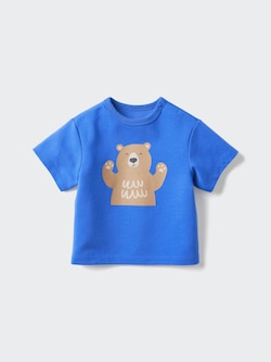 Joy of Print AIRism Cotton Crew Neck T-Shirt